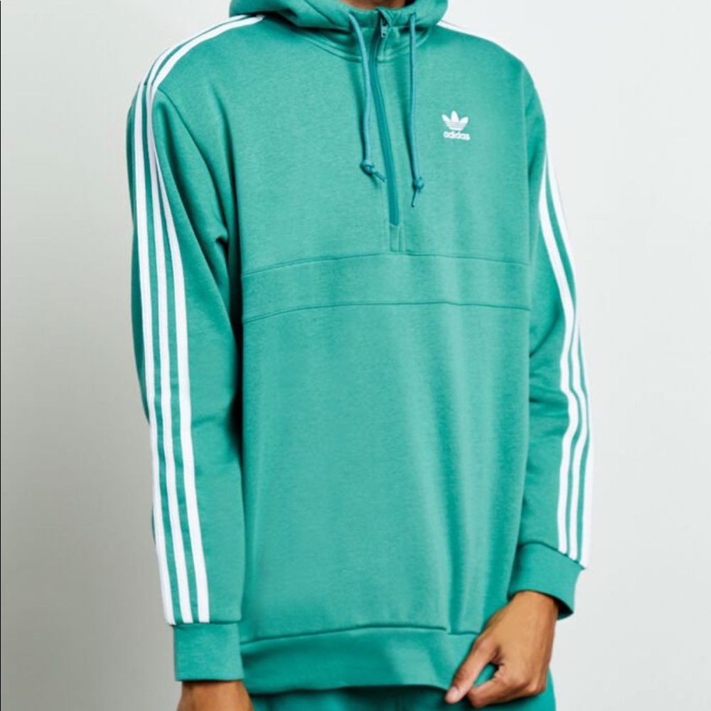 OVERSIZED ADIDAS QUARTER ZIP SWEATSHIRT
